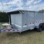 U-DUMP Low Profile Dump Trailer | 83″X14’X48″ | Telescopic | 831414T-48-LP